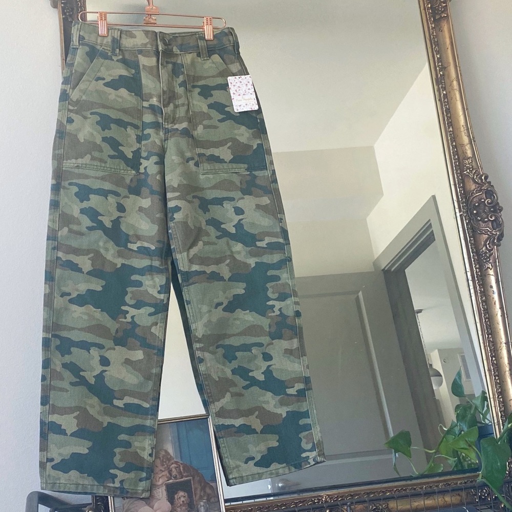 free people camo pants